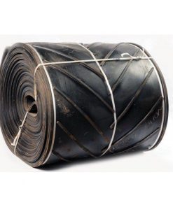 Dây băng tải cao su đen gân