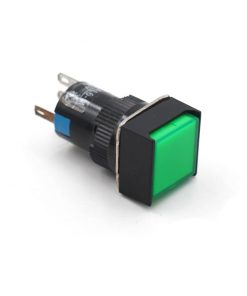 Nút nhấn có đèn loại vuông Φ16 Idec – AL6Q-A14SC