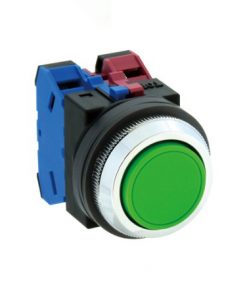 Nút nhấn không đèn Φ30 Idec – ABN110 (B, G, R, Y, S, W)