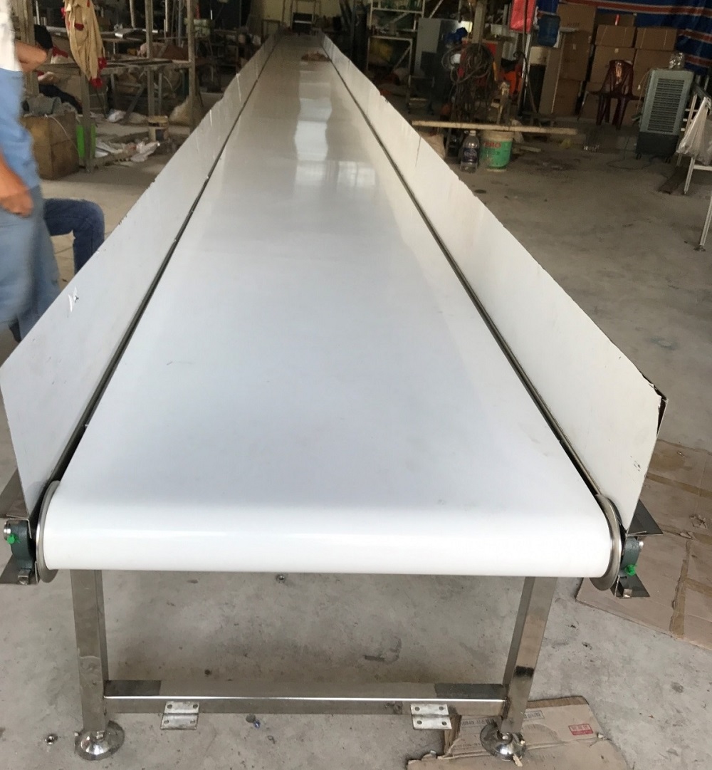 Băng tải PVC màu trắng